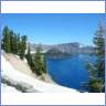 Crater Lake is blue